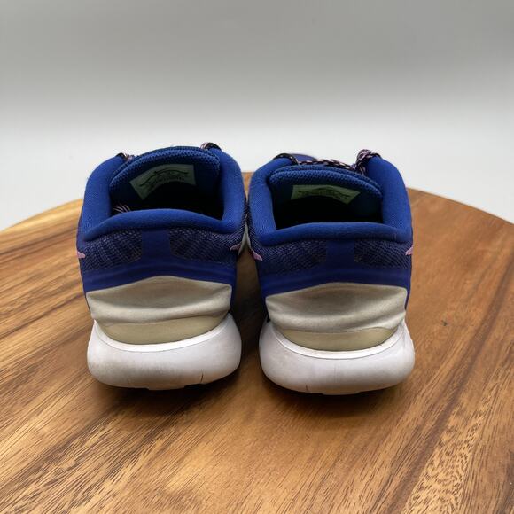 Nike Free 5.0 Shoes Womens Size 7.5 Blue Running Comfort Walking Gym Sneakers - Picture 4 of 8